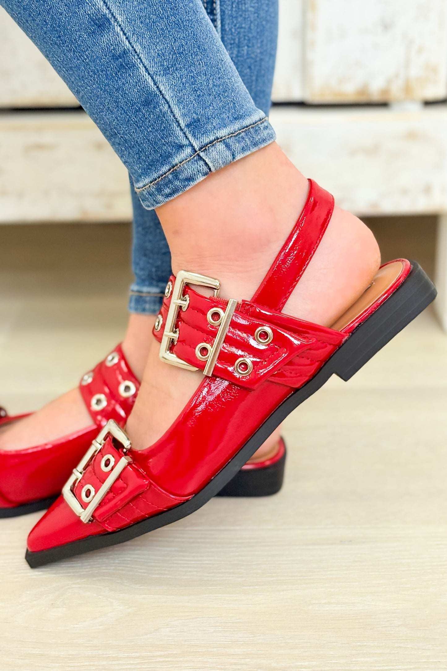 Bel Air Chic Pointed Grommet Flats - Multiple Colors!