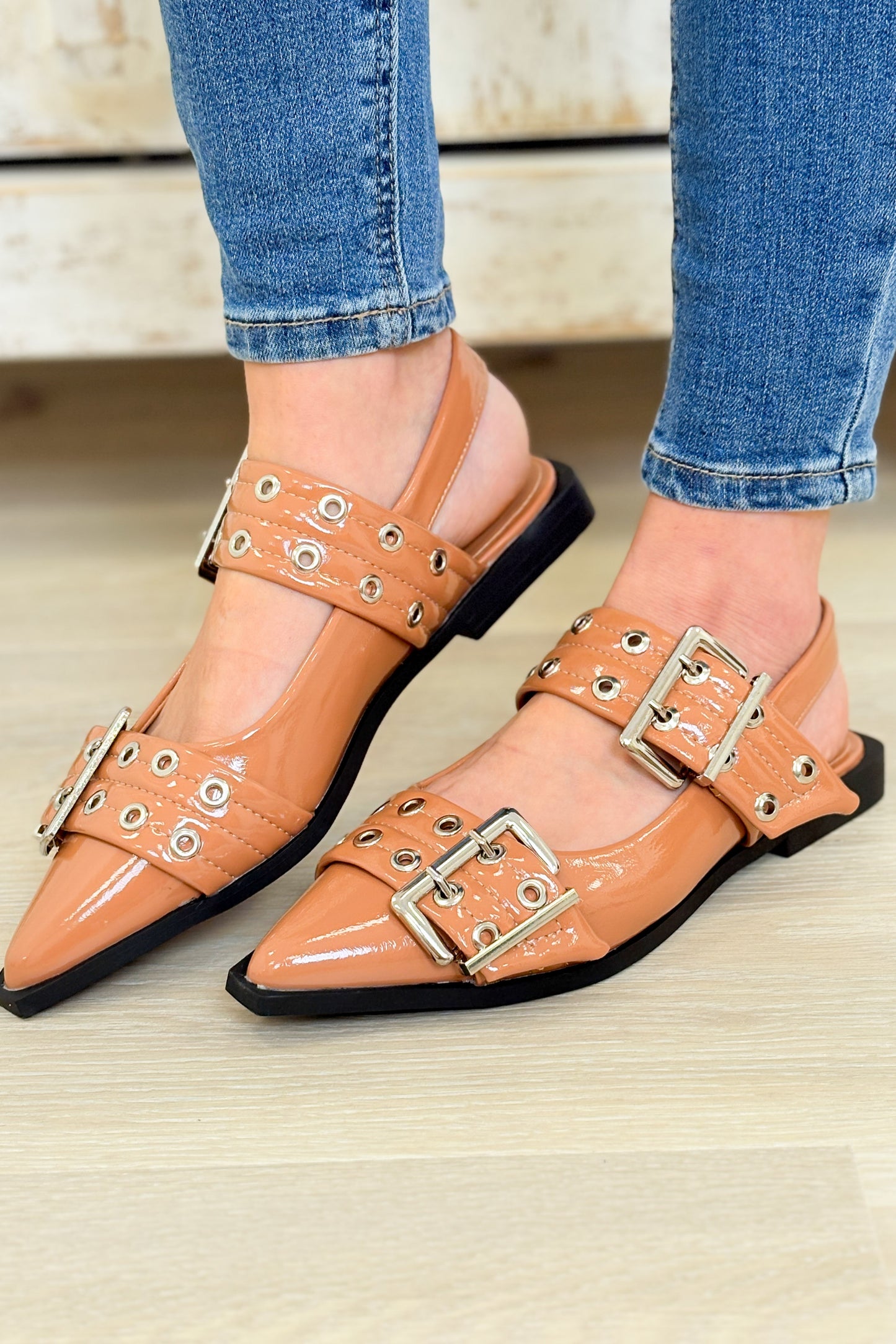 Bel Air Chic Pointed Grommet Flats - Multiple Colors!