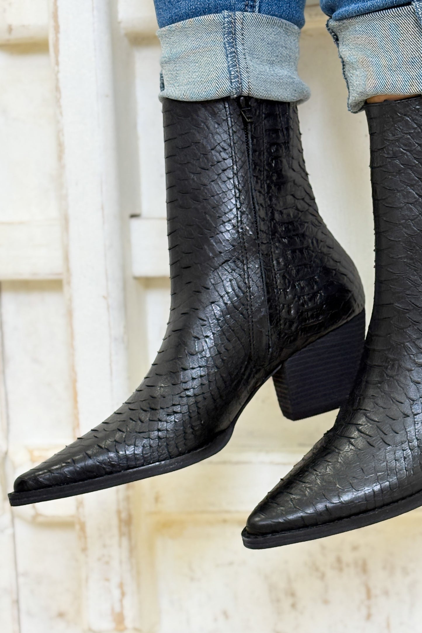 Caty Anklet Booties - Black