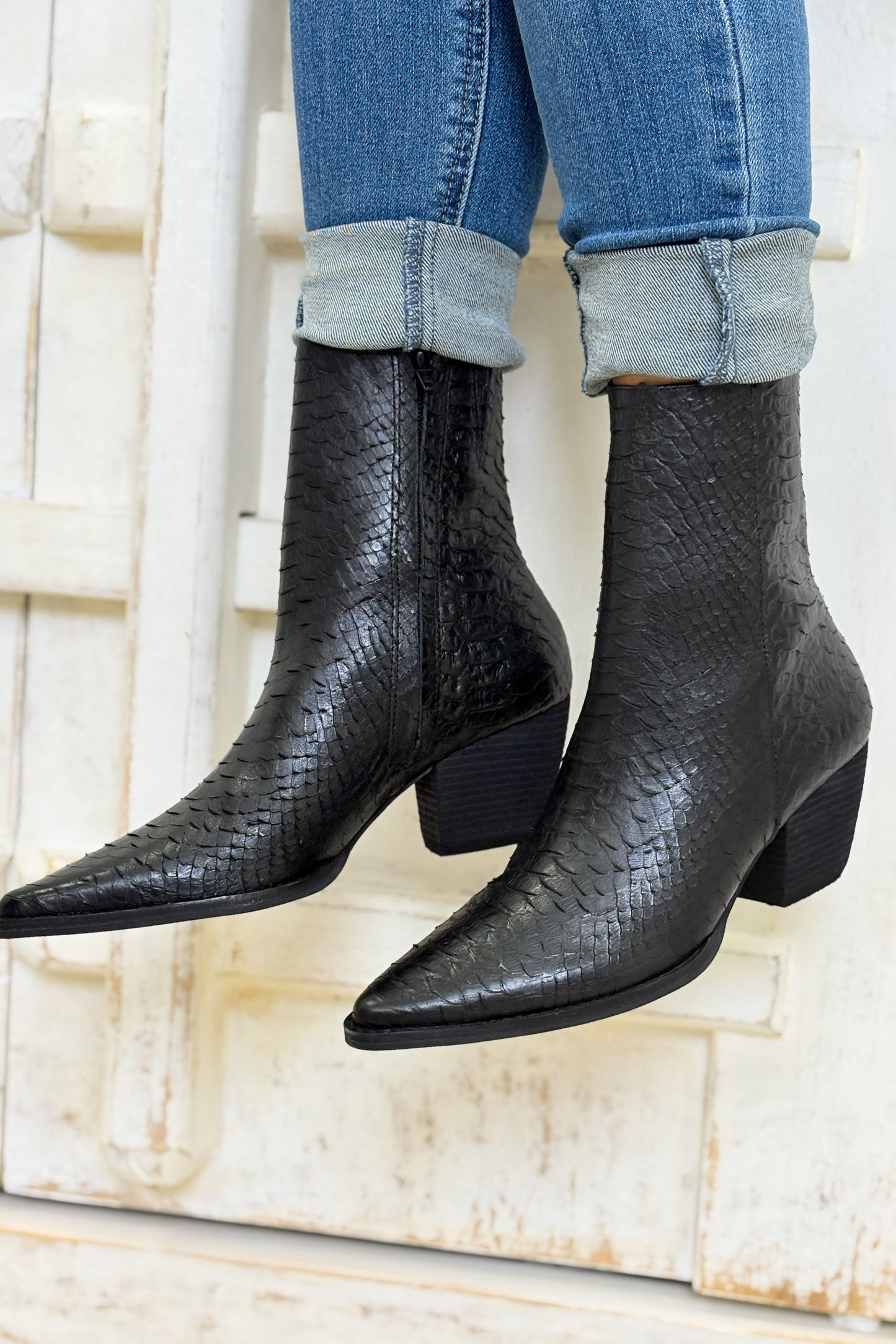 Caty Anklet Booties - Black