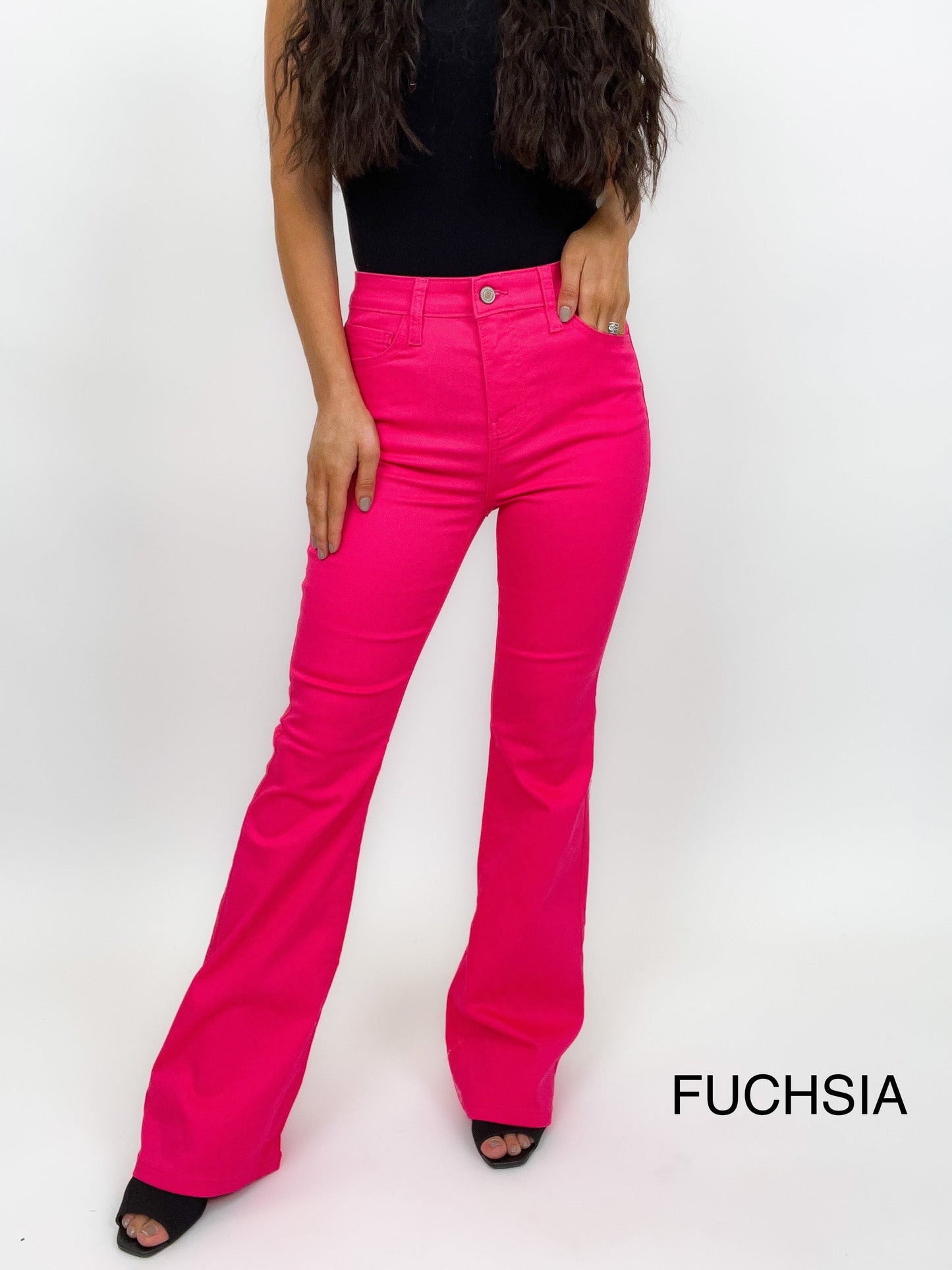 Zenana High Rise Bootcut Denim Pants