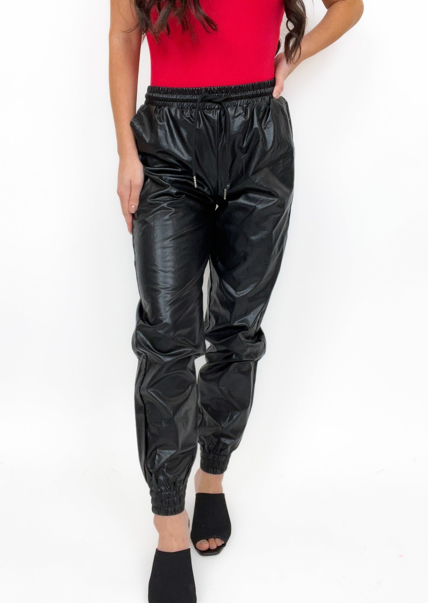 Leather It Is Joggers - 2 Colors!