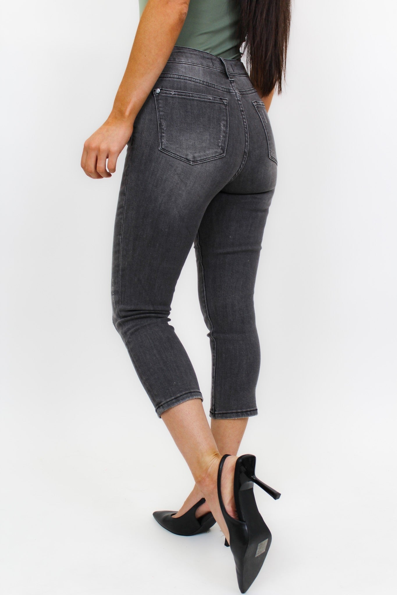 Judy Blue Experience Is Key Denim Capri