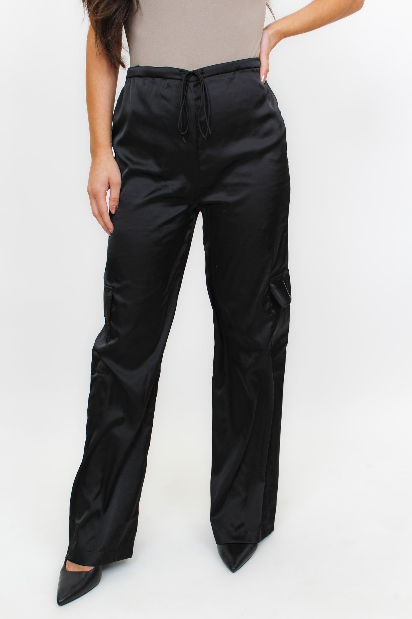 Hot Girl Adjustable Cargo Pants