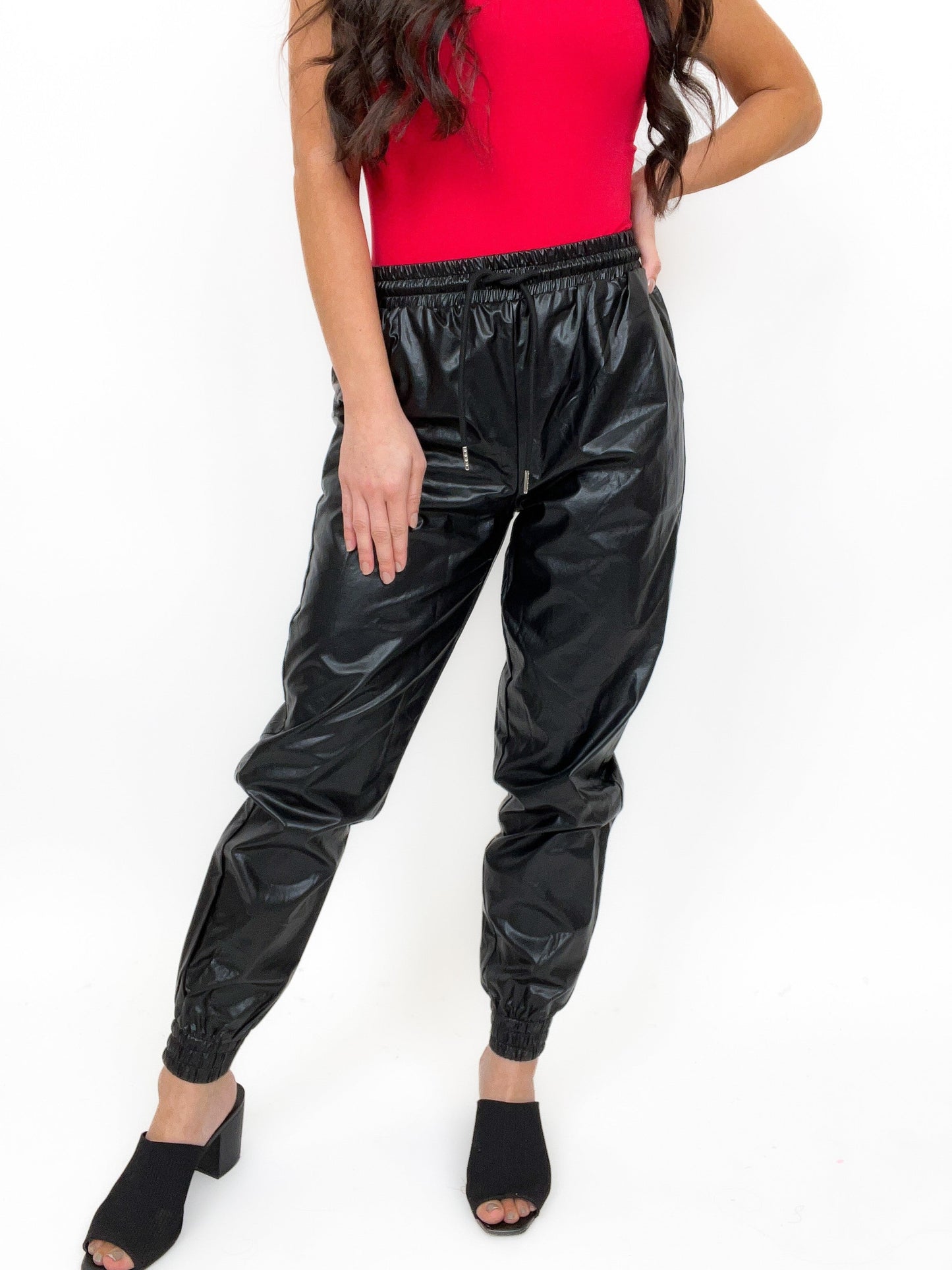 Leather It Is Joggers - 2 Colors!