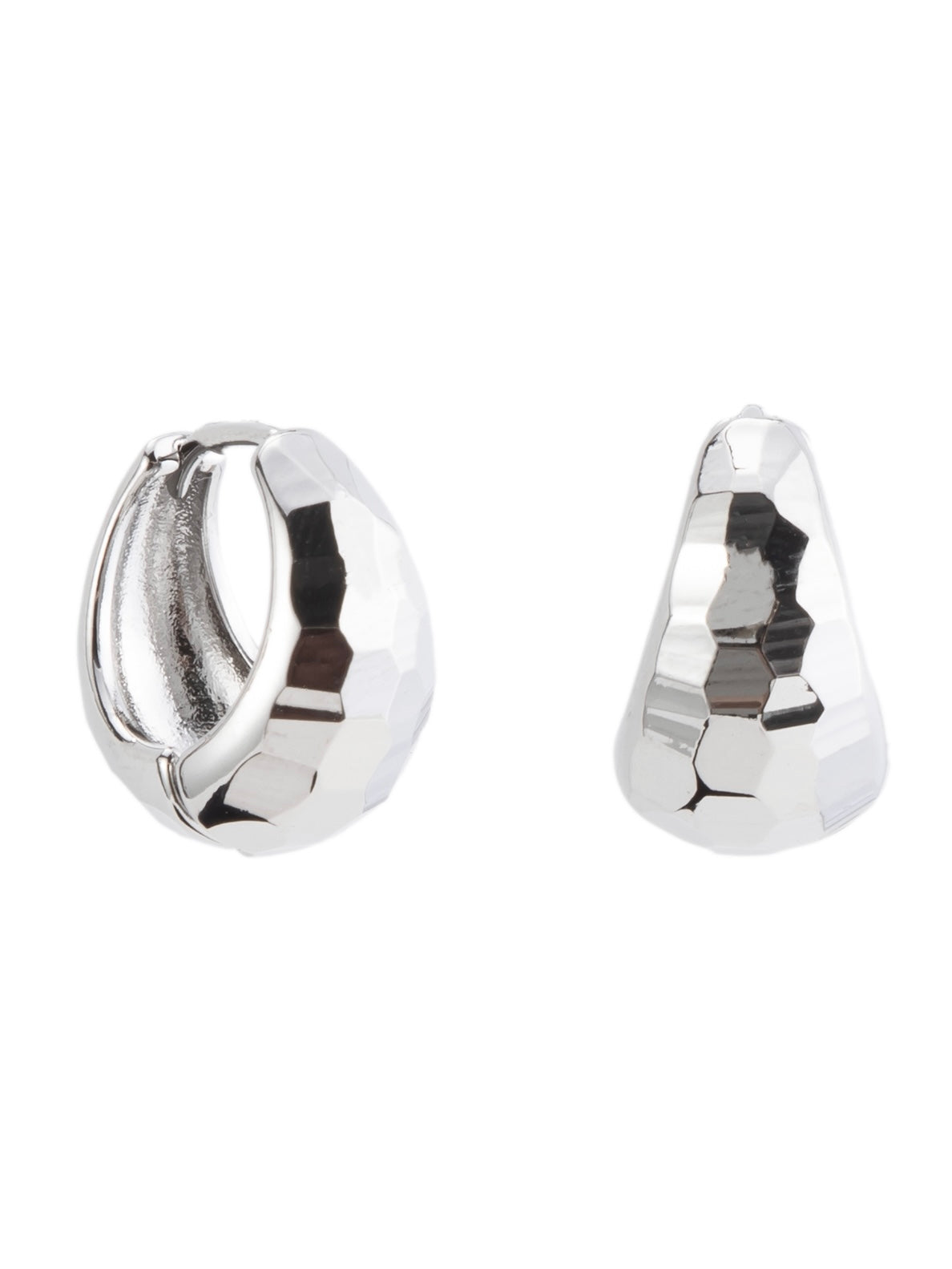 Laguna Earrings - Liquid Metallic Pearl White