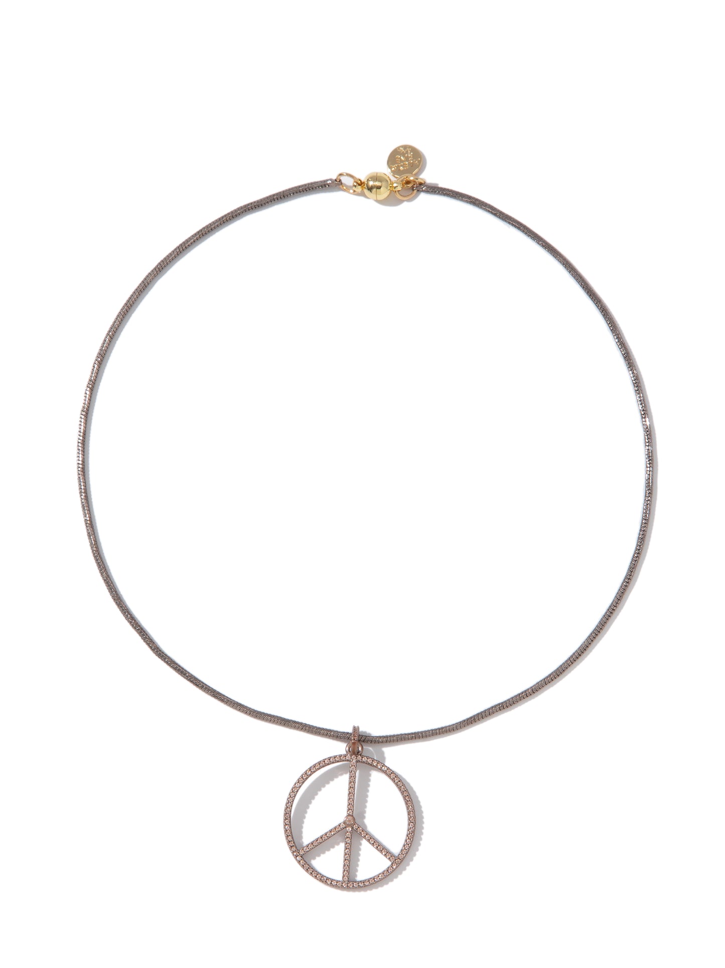 Let It Be Necklace - Metallic Latte
