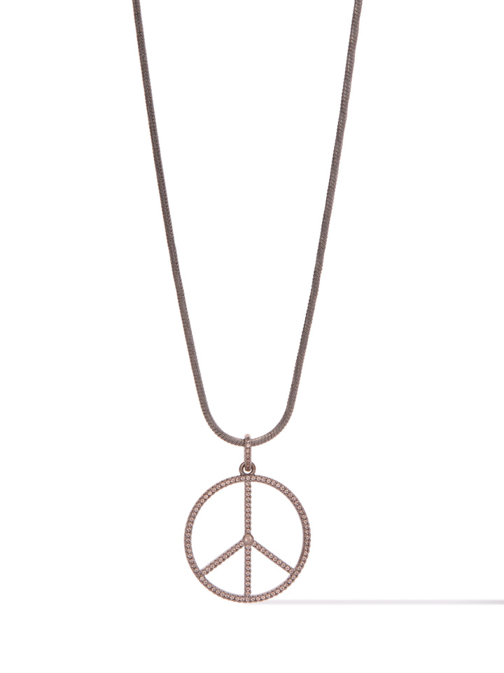 Let It Be Necklace - Metallic Latte