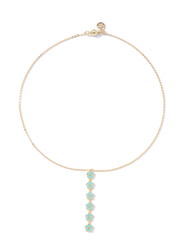 Little Flowers Necklace - Turquoise