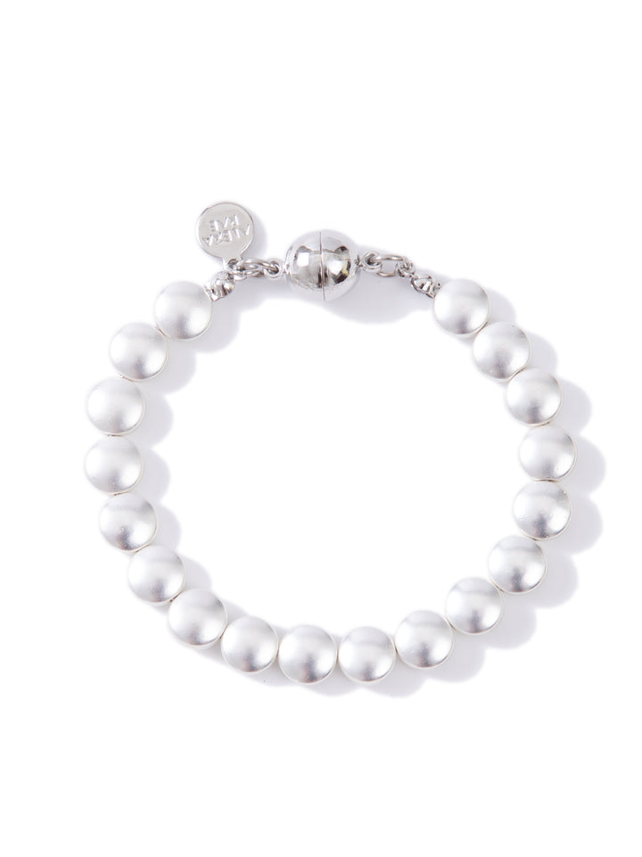 Loom Bracelet - Metallic Pearl White
