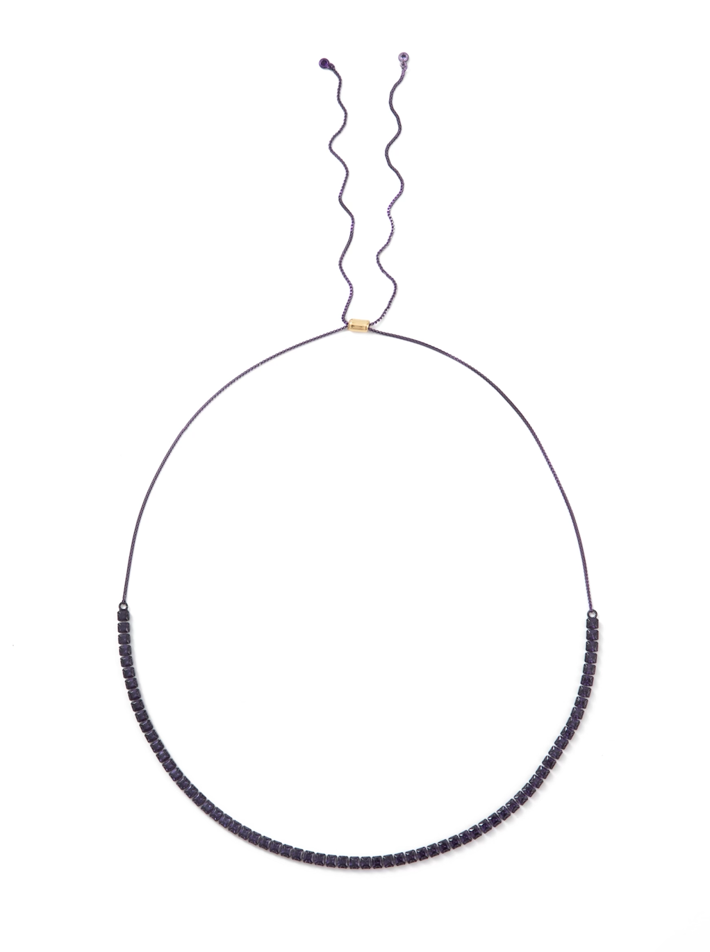 Walk This Way Necklace - Liquid Metallic Royal Crown