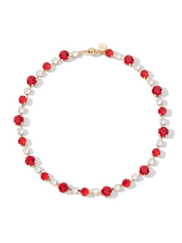 Lucy In The Sky Necklace - Red White