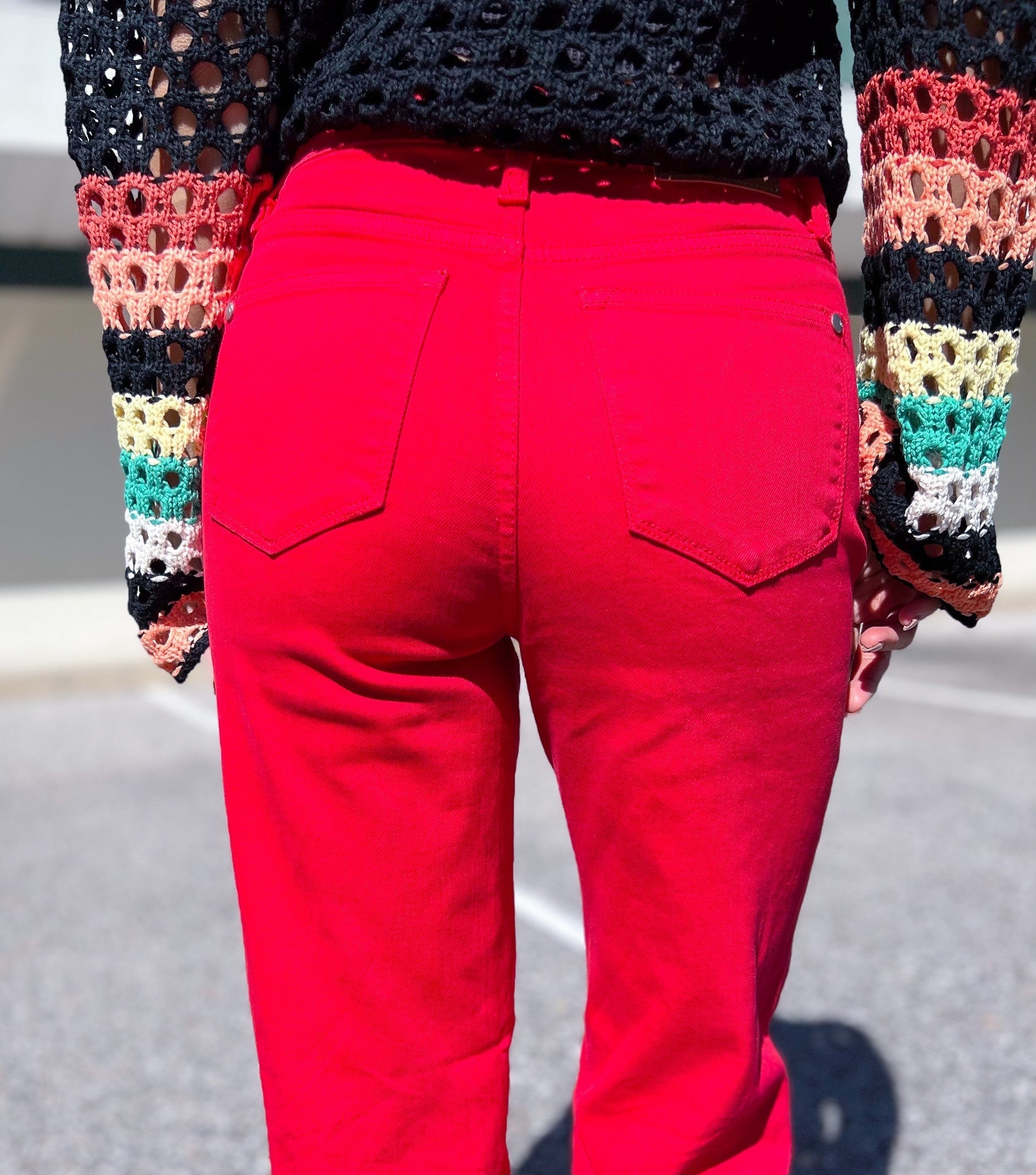 Judy Blue Red Hot Chili Peppers 90's Straight Jeans