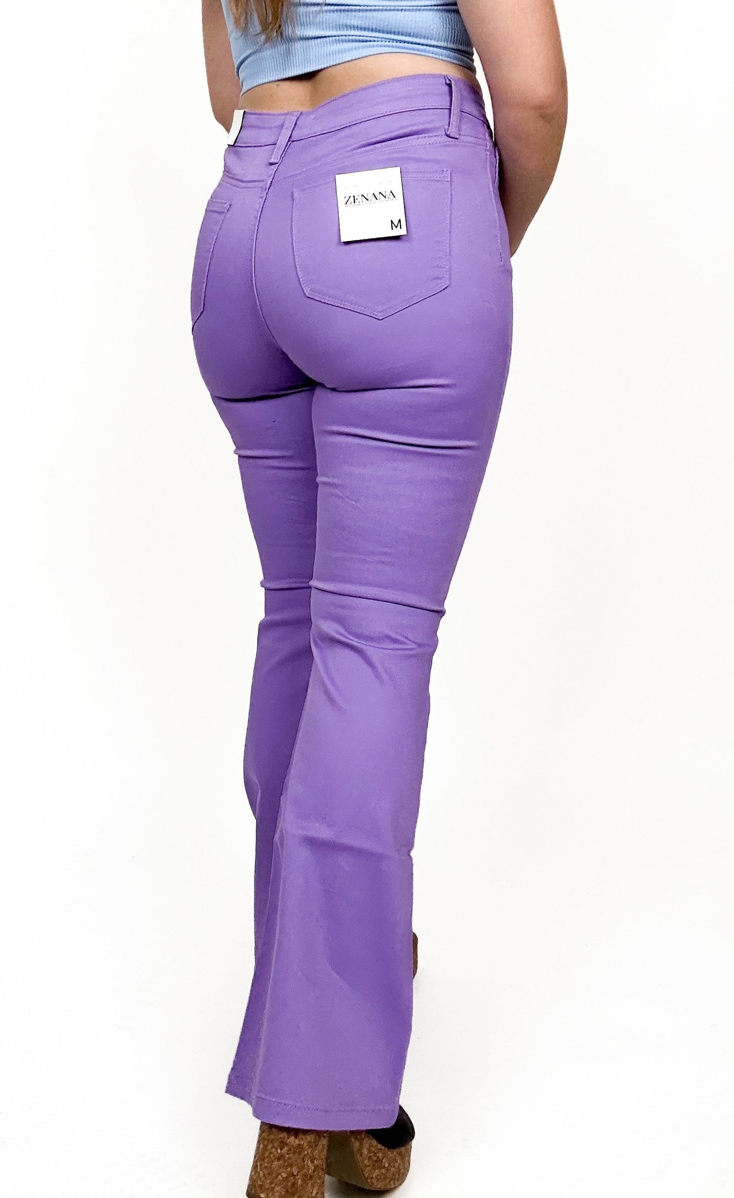 Zenana High Rise Bootcut Denim Pants