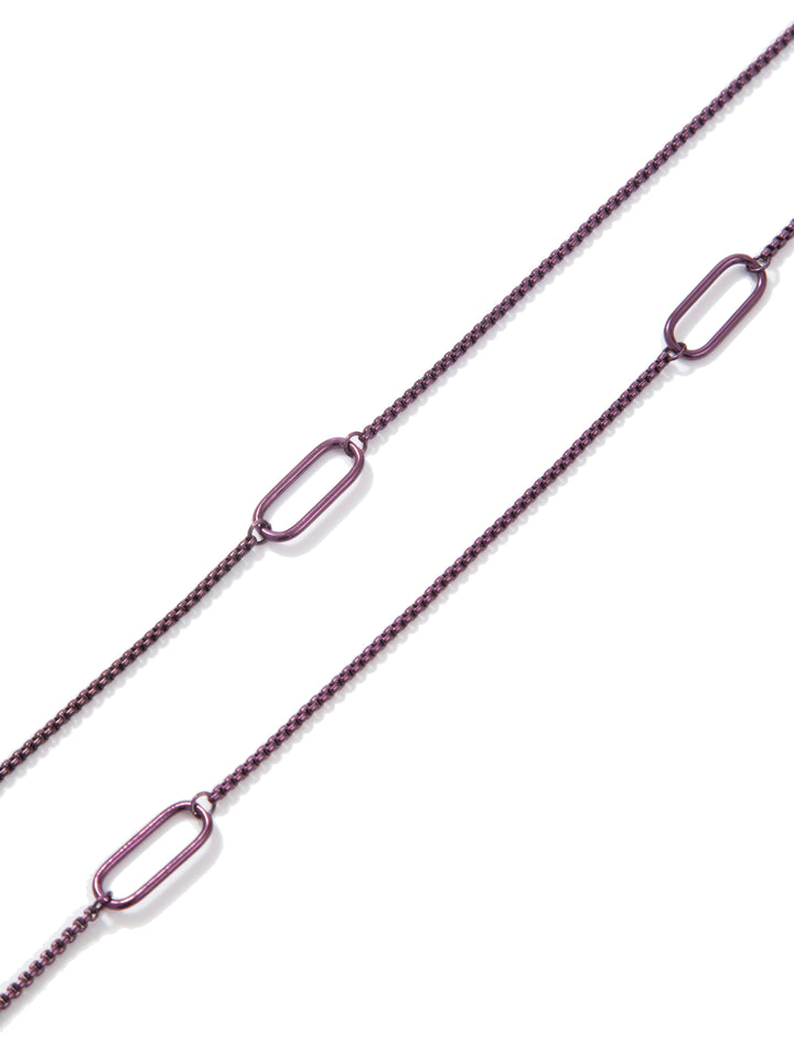 The Promise Necklace - Liquid Metallic Plum
