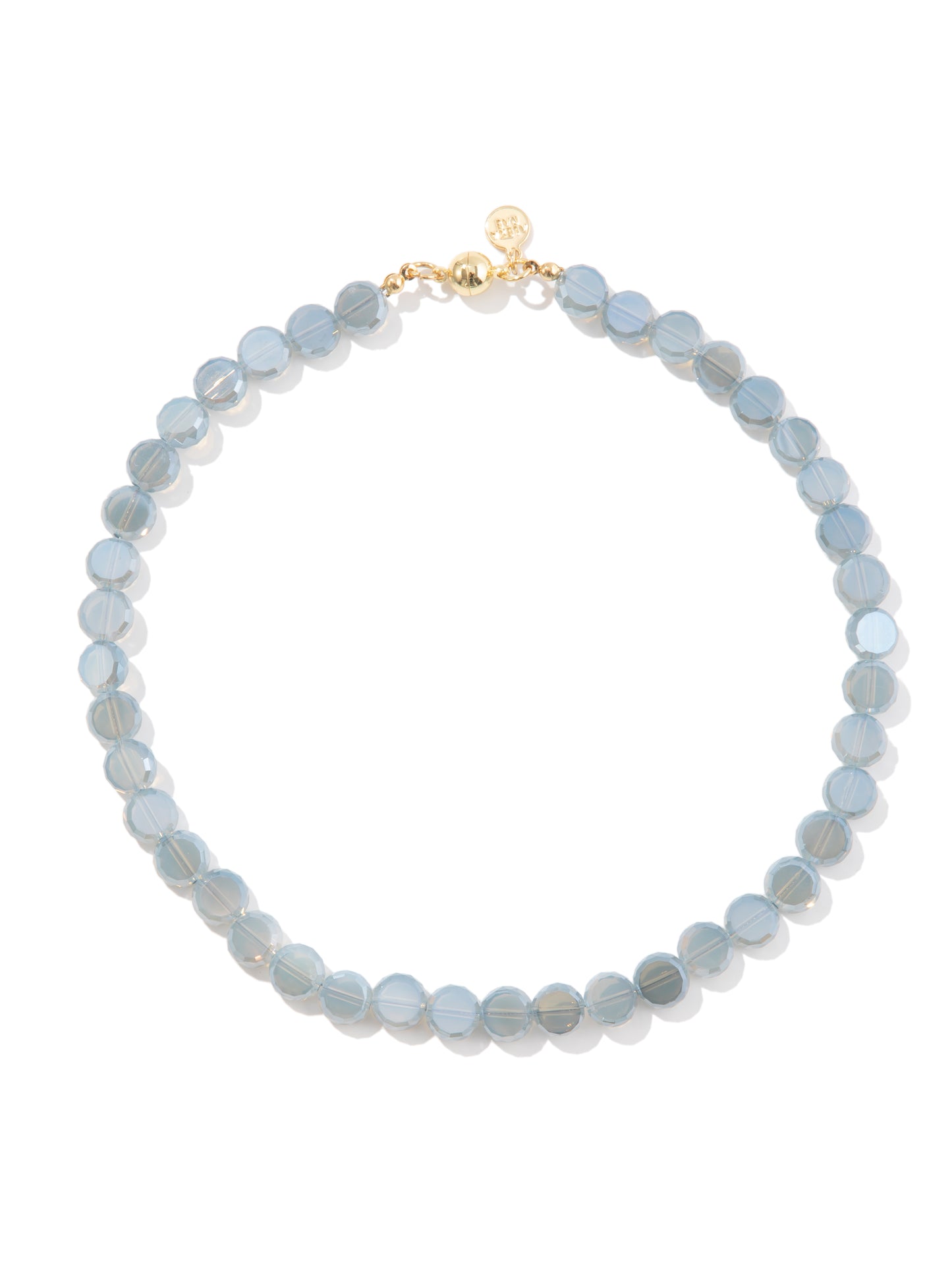 Mic Drop Mega Midnight Necklace - Opal Grey