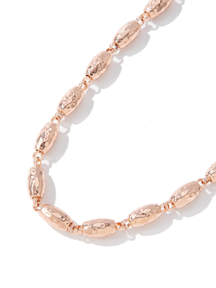 Midnight Rain Necklace - Toffee Rose