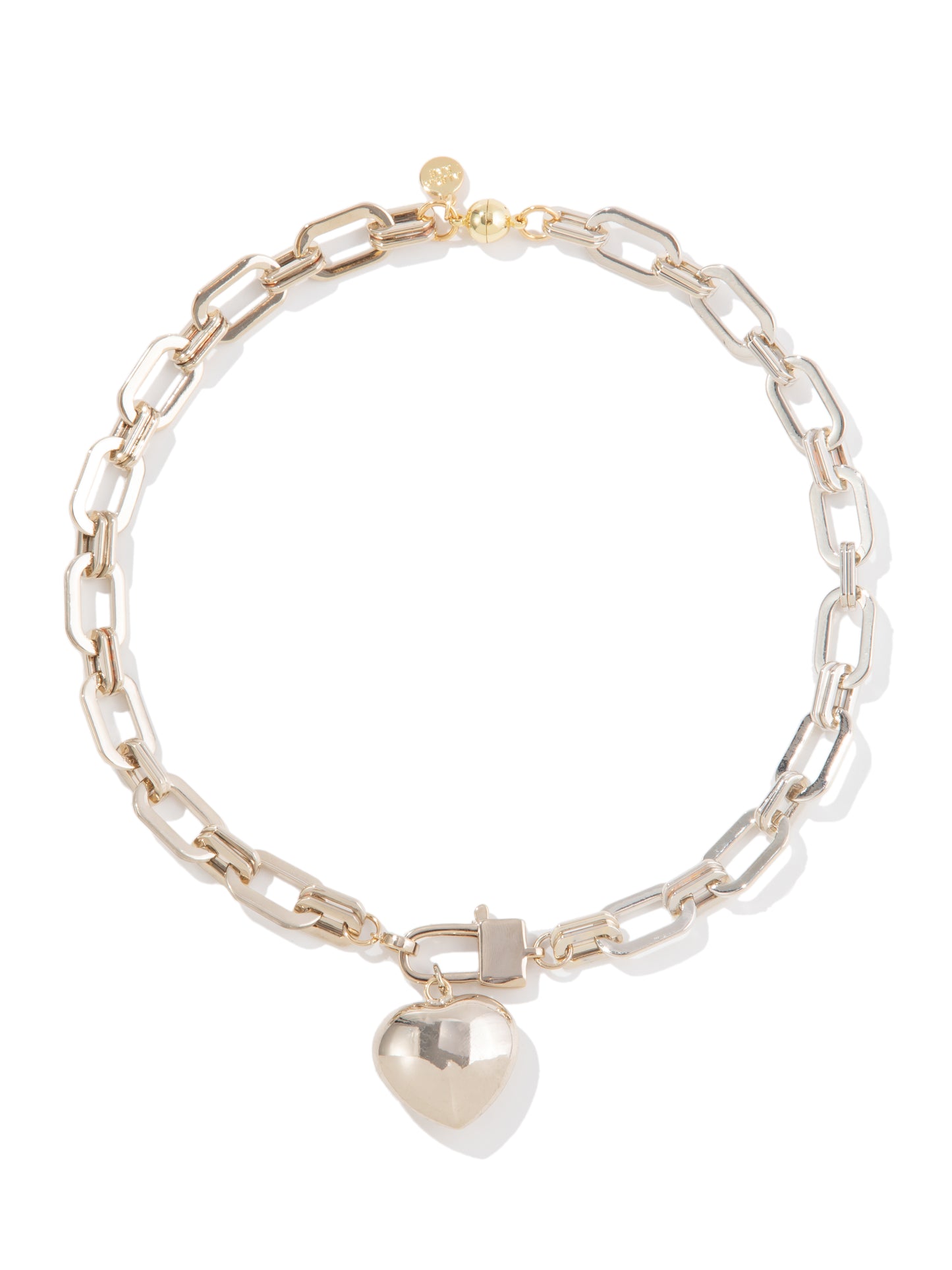Mimi Necklace - Metallic Linen