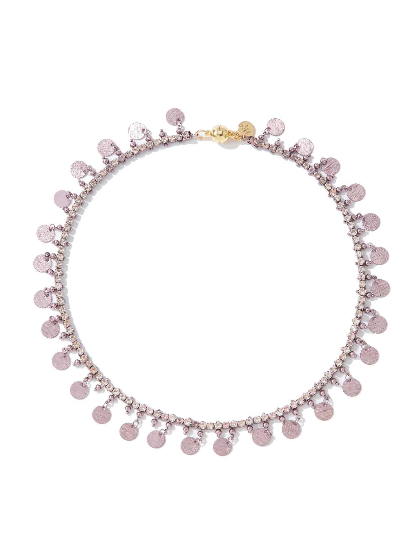 Mirror Magic Necklace - Metallic Peony