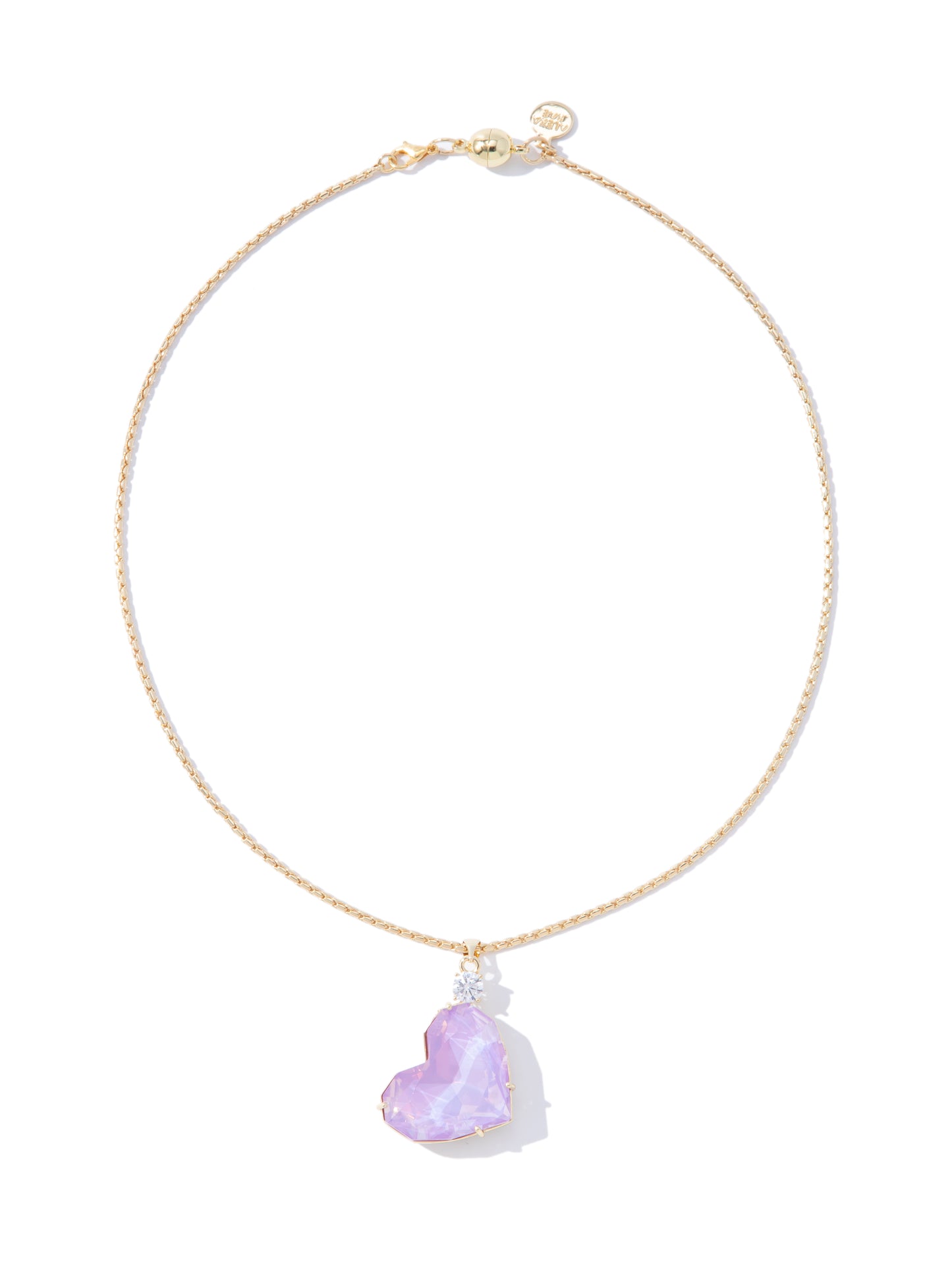 Moonlight Serenade Necklace - Gold Lilac Kiss