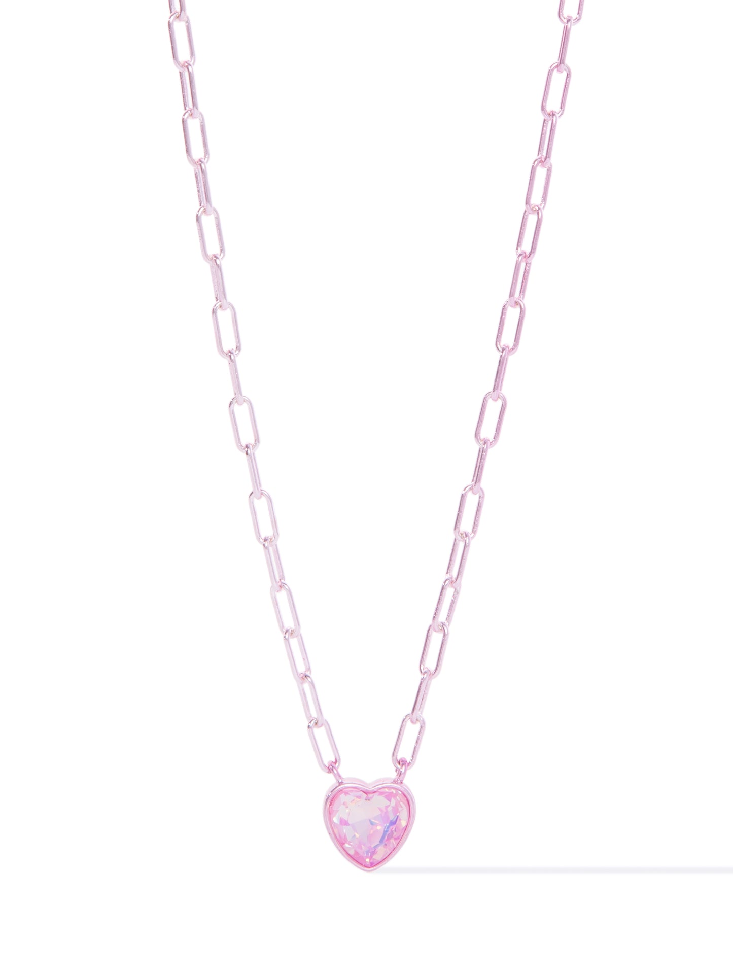 Moonlit Melody Necklace - Metallic Tickle Me Pink