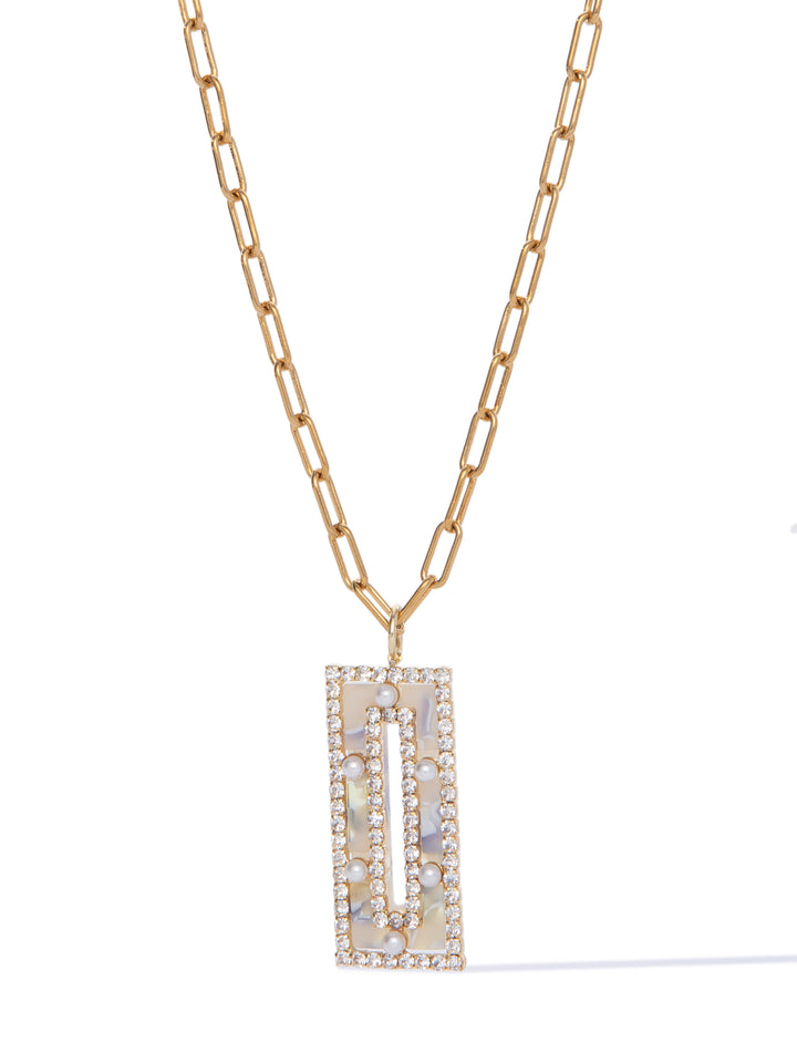 Hira Necklace - Gold Spring Mist