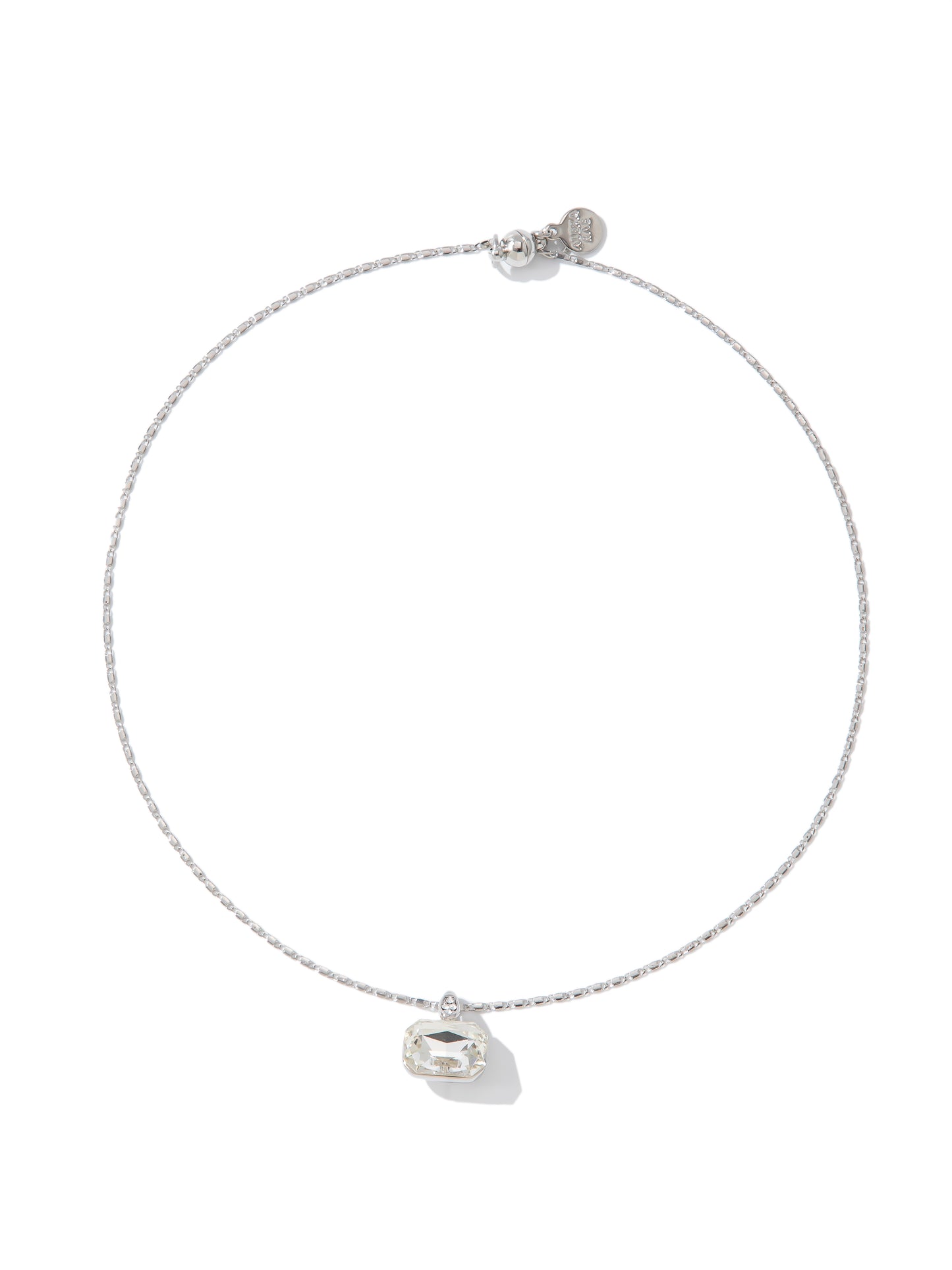 One Point Necklace - Silver