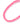 Neon Wave Necklace - Neon Pink