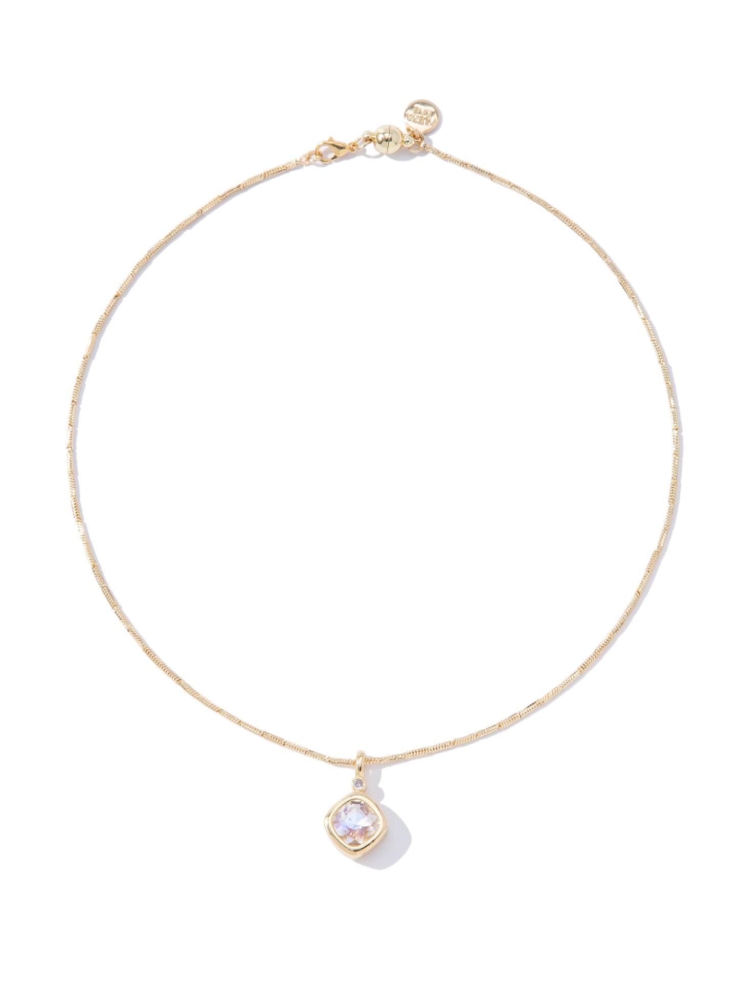 Never Forget Me Necklace - Gold