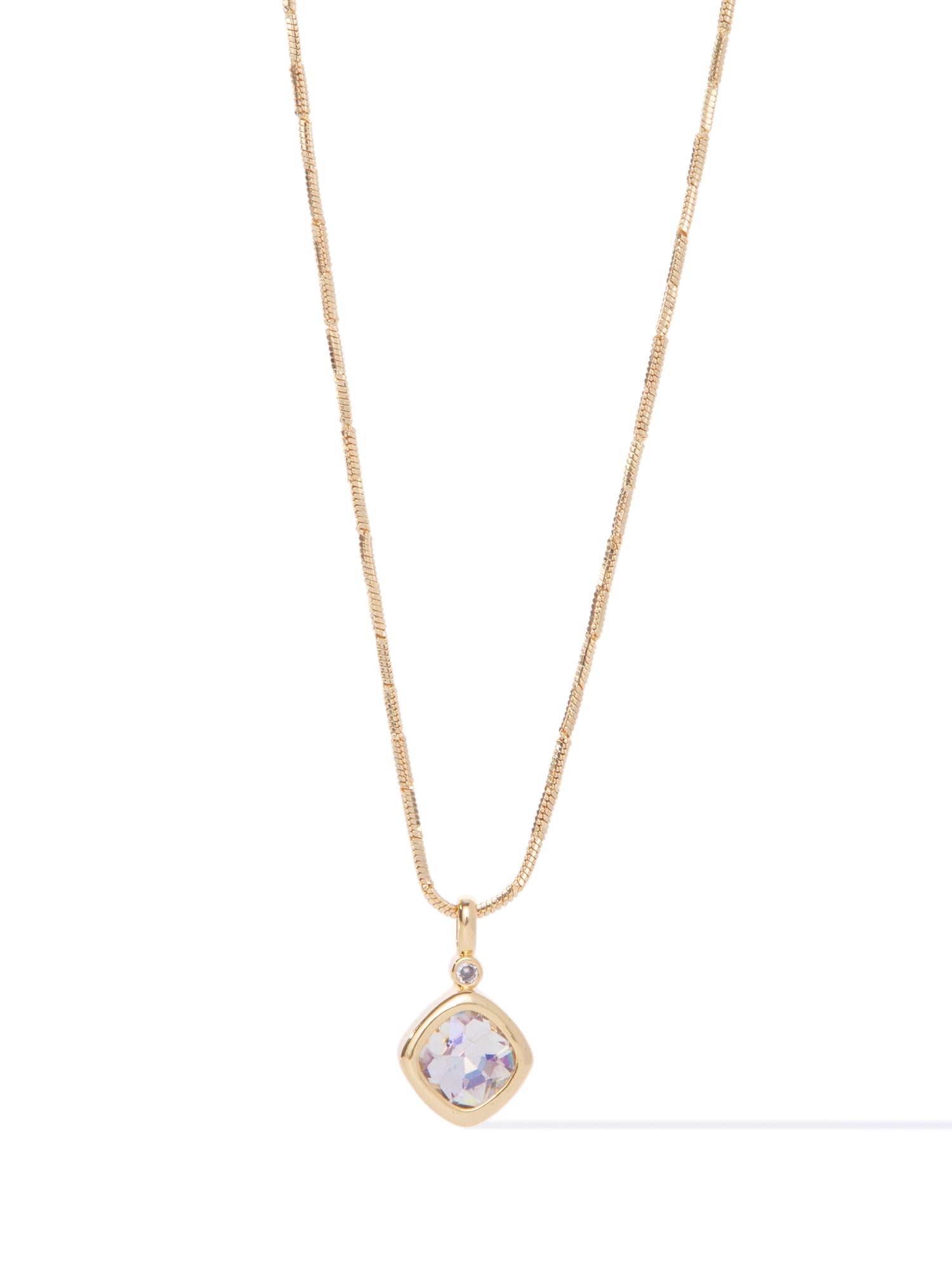 Never Forget Me Necklace - Gold