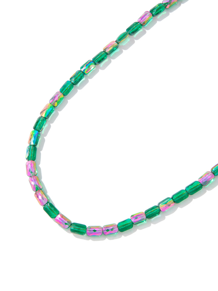 One More Try Necklace - Emerald Bloom