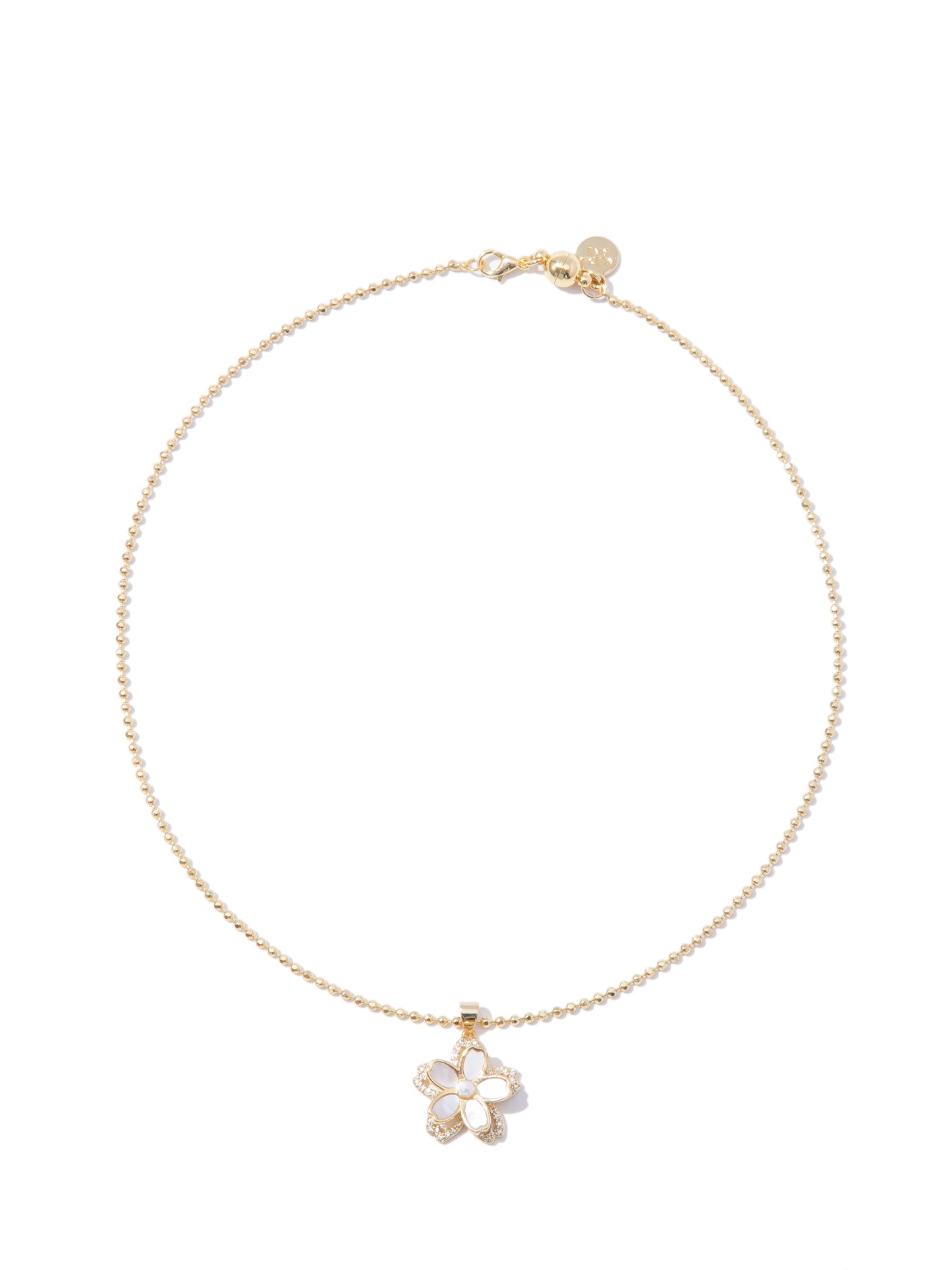 Pearl Petals Necklace - Gold