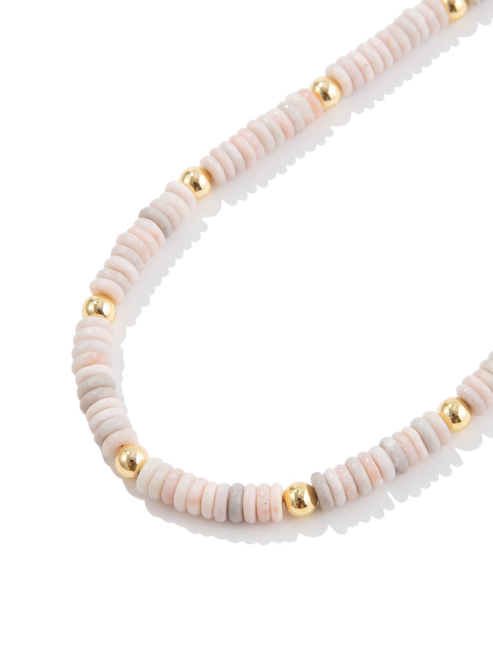 Pink Dessert Necklace - Sand Petal