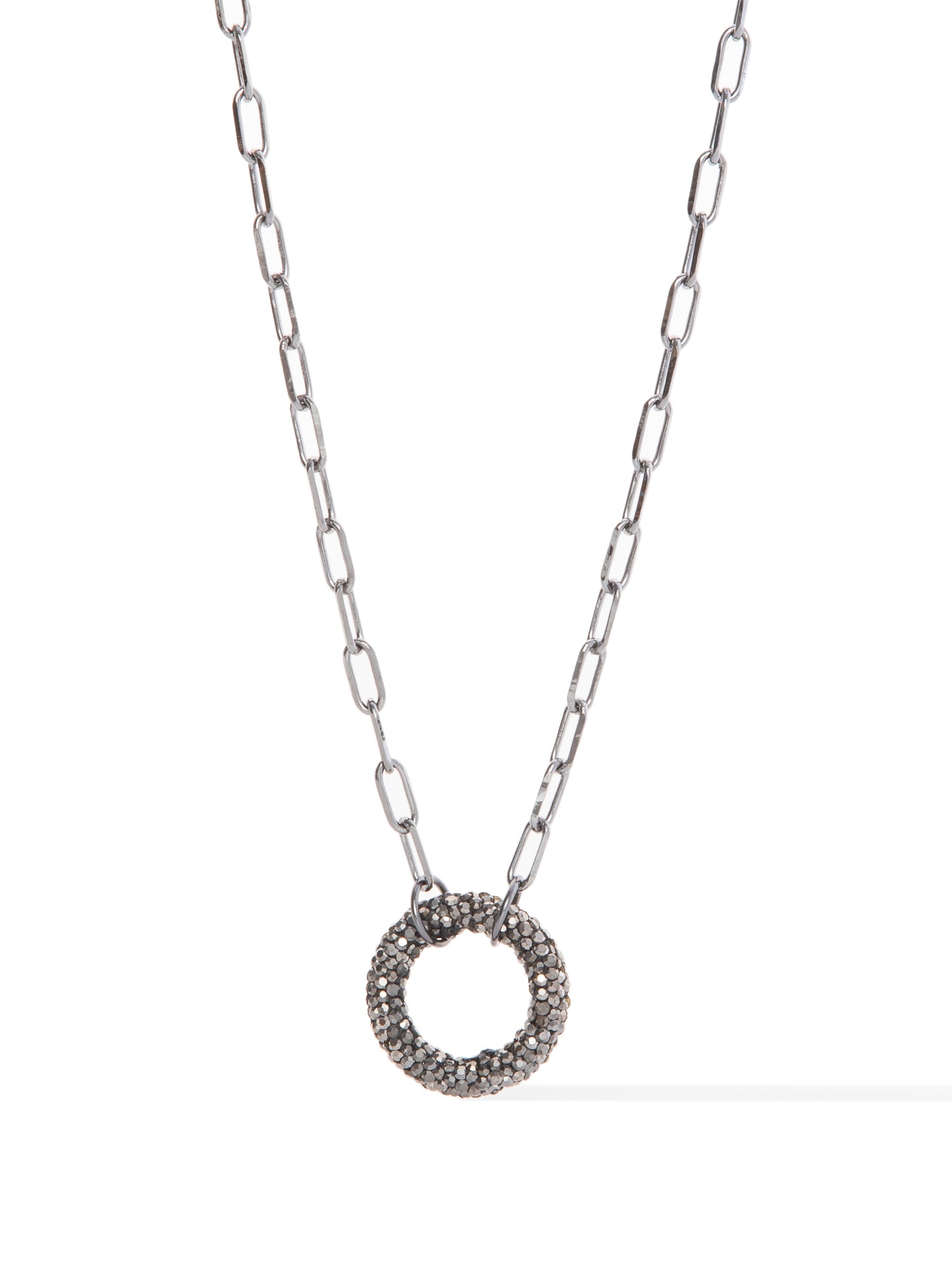 Poppins Necklace - Gunmetal