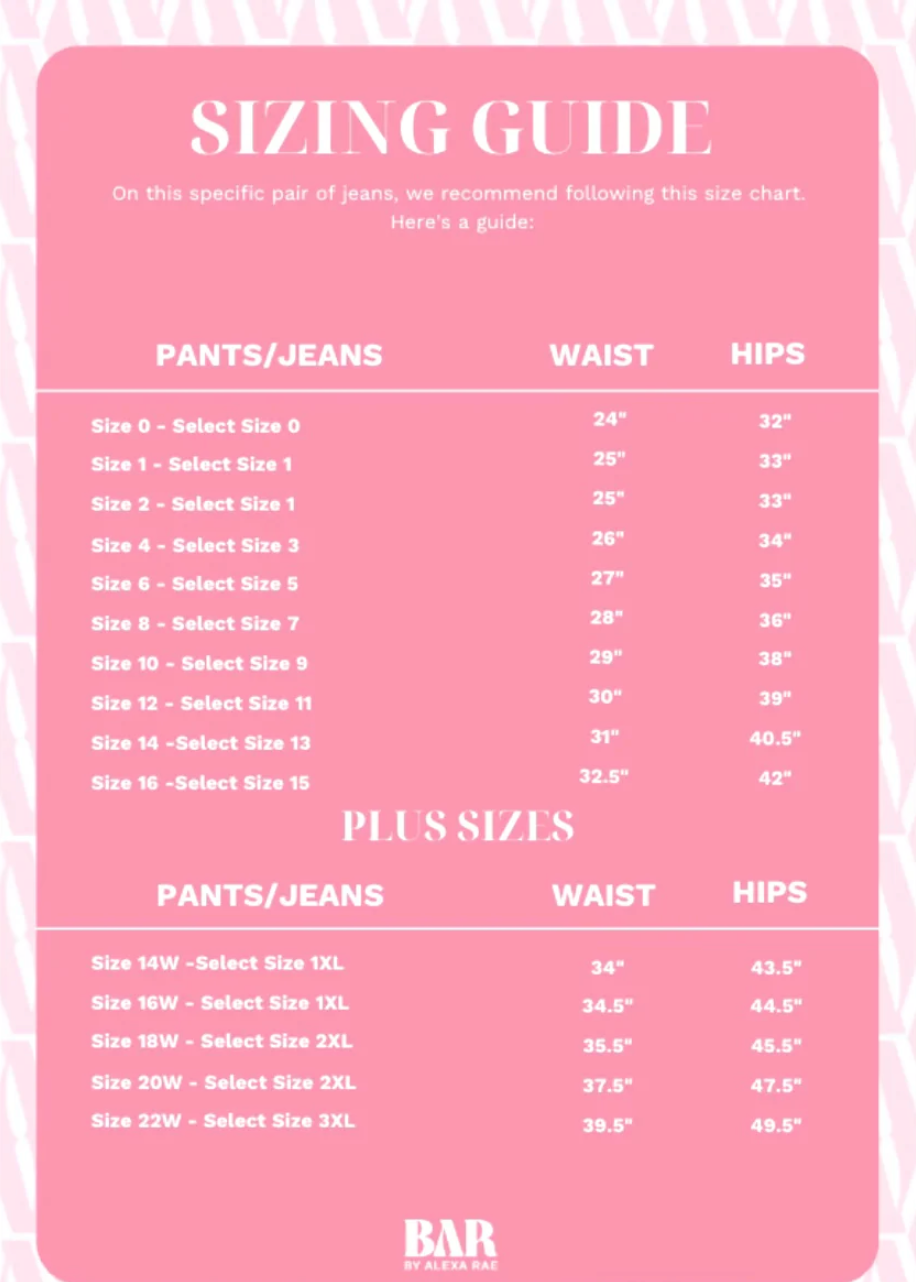 Petal Perfect By Denim BAR - Wide Leg Jeans