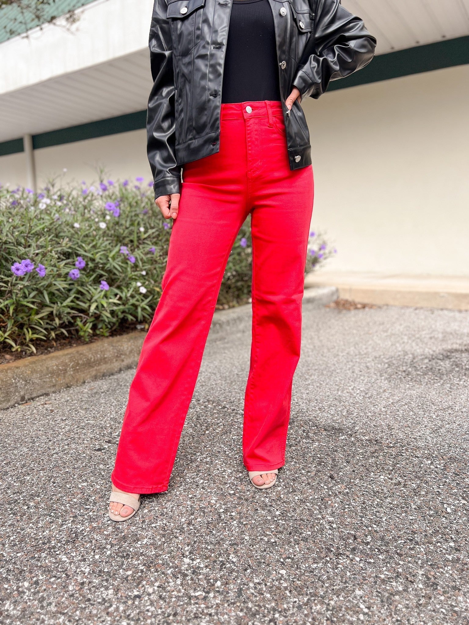 Judy Blue Red Hot Chili Peppers 90's Straight Jeans