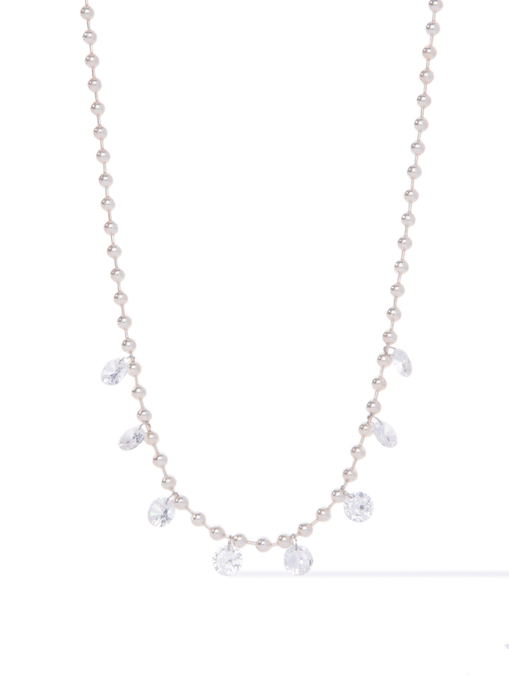 Raindrops Necklace - Metallic Whisper