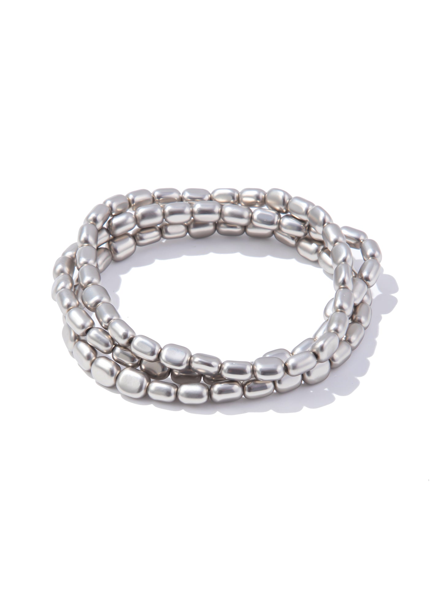 Rooted Bracelet - Matte Silver