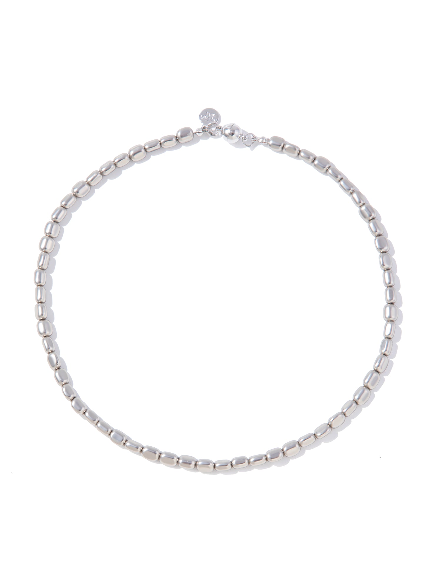 Rooted Necklace - Matte Silver