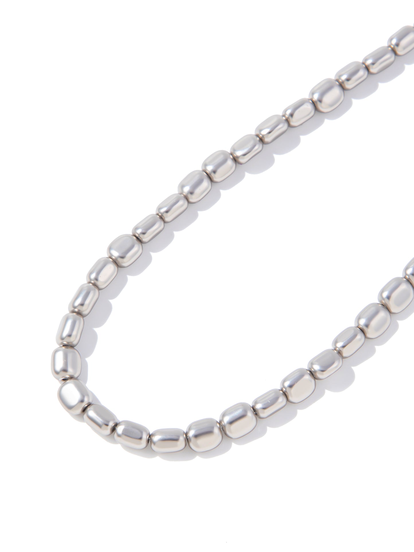 Rooted Necklace - Matte Silver