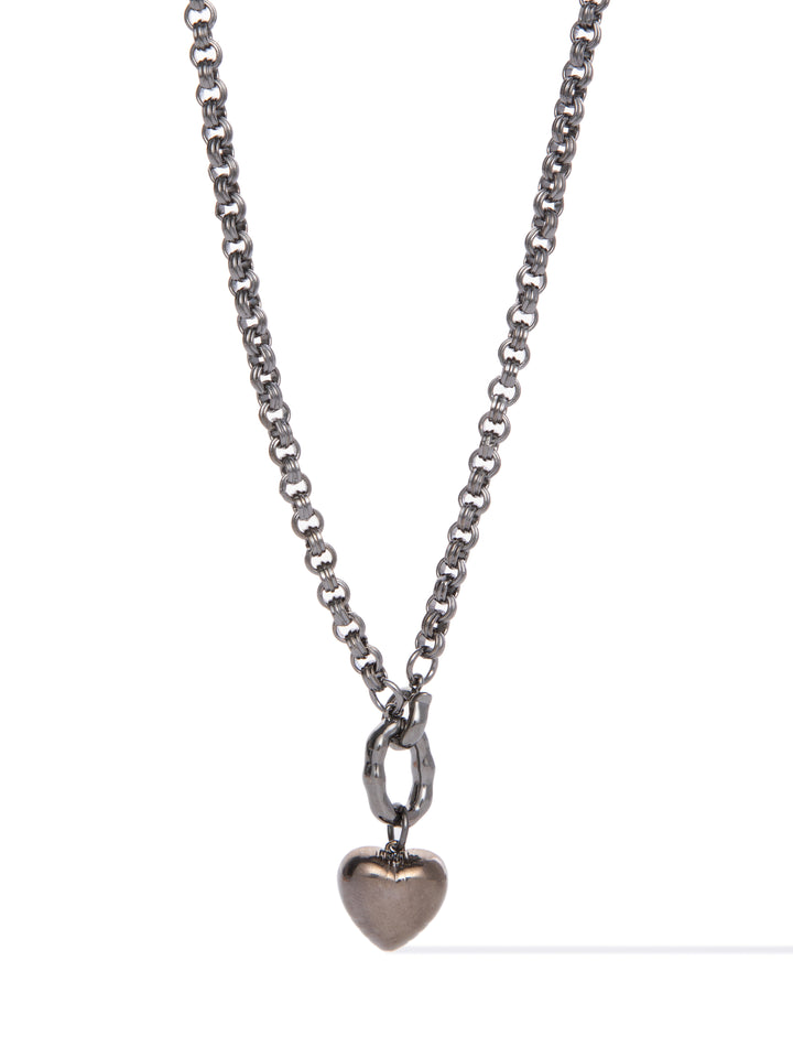 Ruby Necklace - Gunmetal