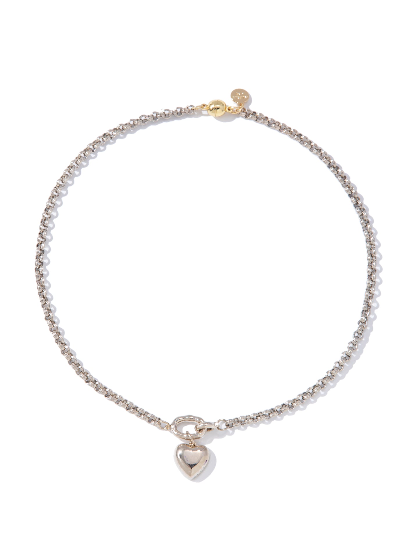 Ruby Necklace - Metallic Linen