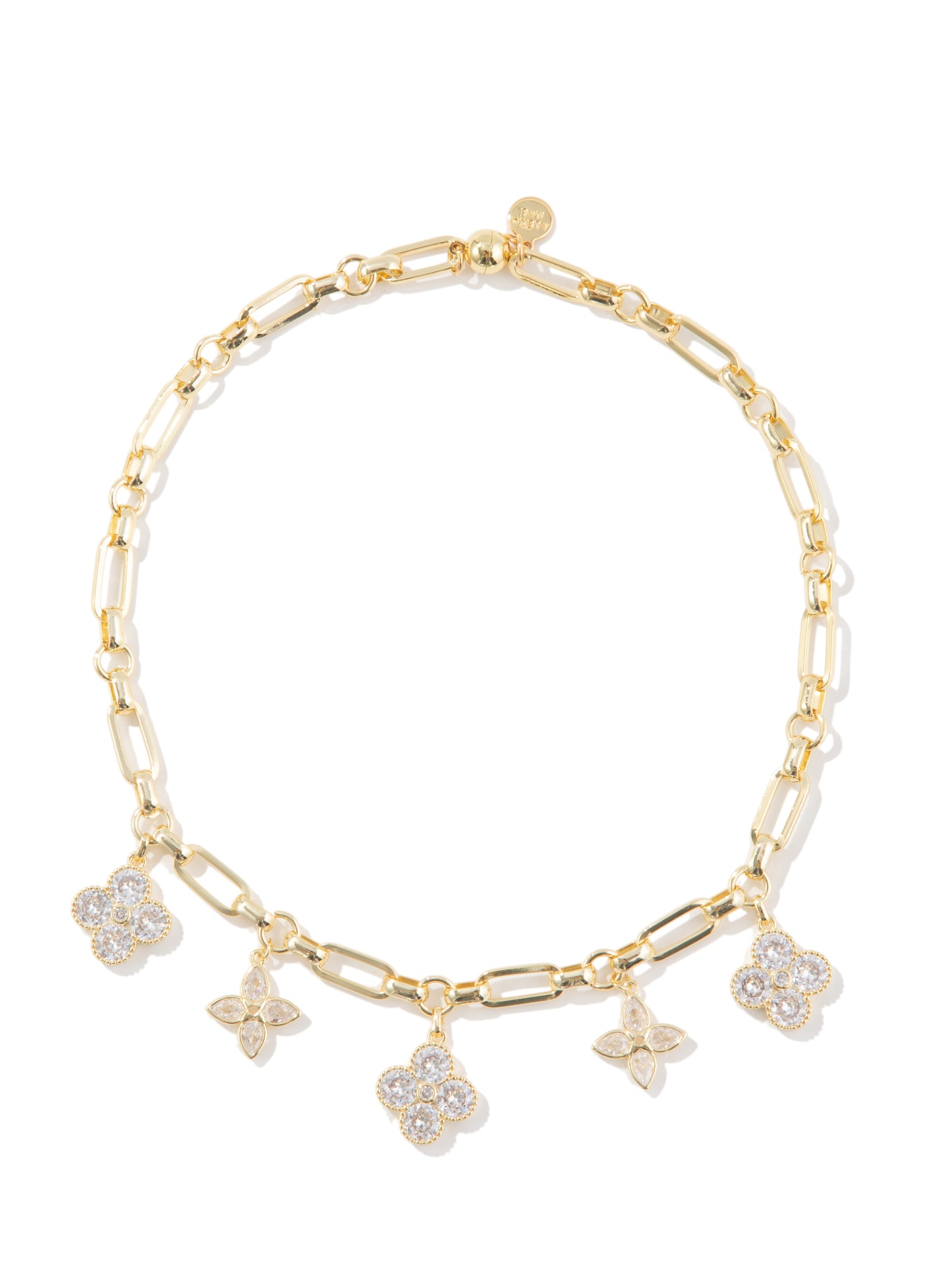 Rye Charm Necklace - Metallic Moonlight