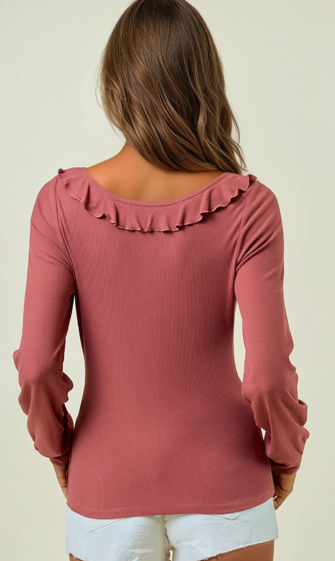 Give Me The Scoop Top - 2 Colors!