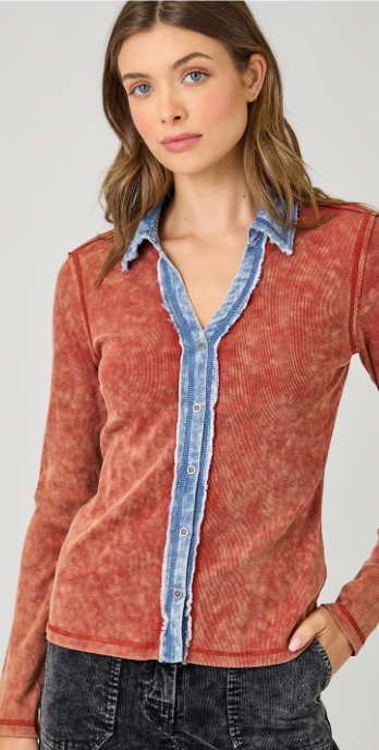 Rock It Your Way Button Down Top - 8 Colors!