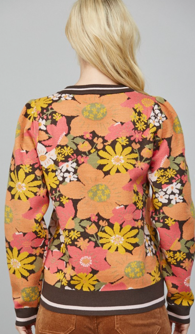 Natures Own Floral Sweater