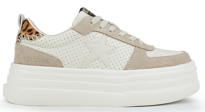 Vintage Havana Hunter Wedge Sneakers - White Beige