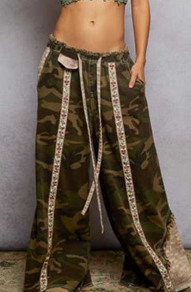 Protect & Serve Camo Pants - Olive Camo
