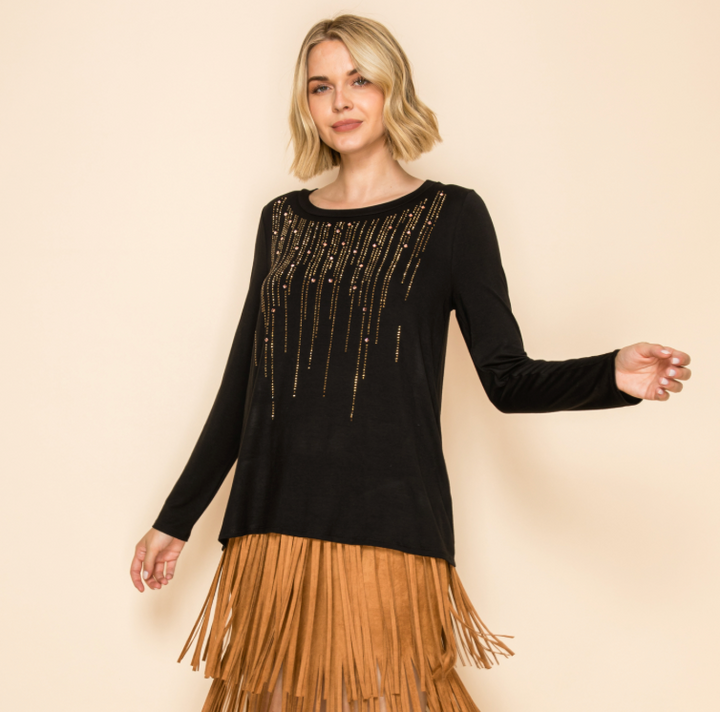 Drip Drop Dazzle Top - 3 Colors!