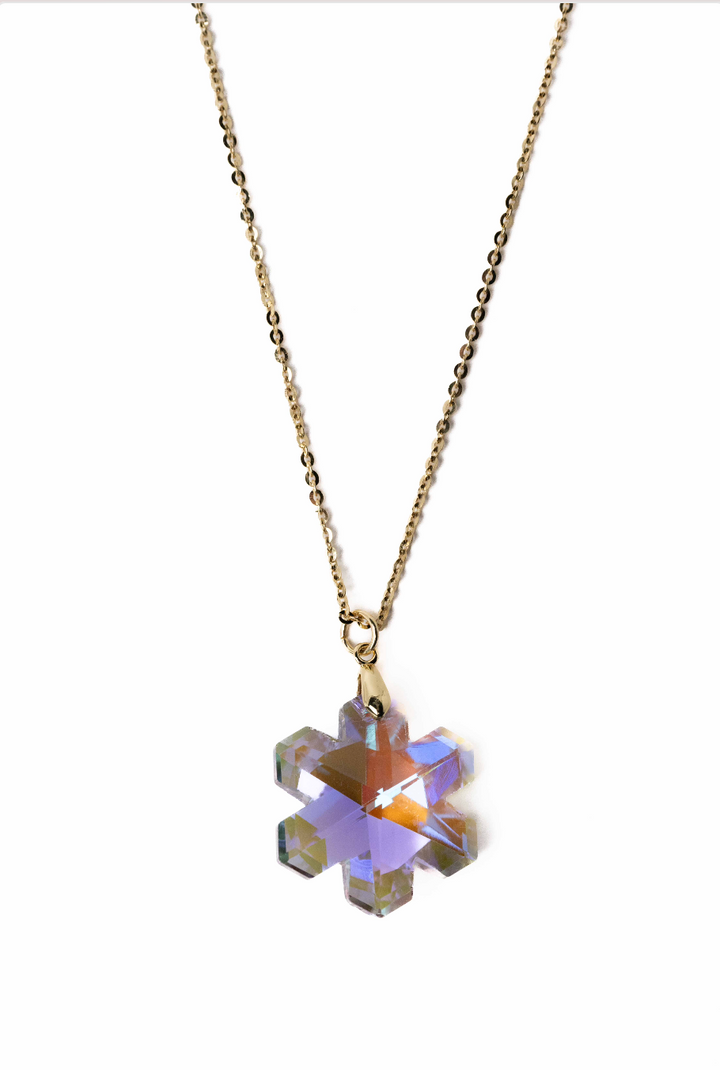 Santa's Sparkle Necklace - Lilac Mist